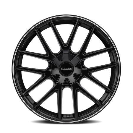 Touren 3260 TR60 17x7.5 / 5x100/114.3 BP / 42mm Offset / 72.62mm Hub Matte Black Machined Wheel
