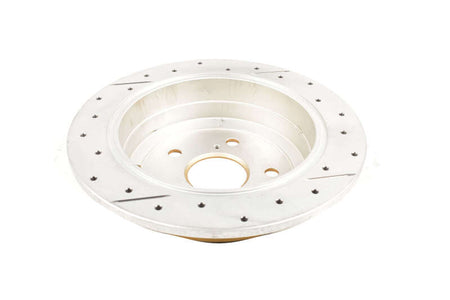 DBA 02-08 Lexus ES300 Rear Street Series Drilled & Slotted Rotor w/Gold Hat