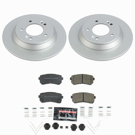 Power Stop 18-23 Hyundai Kona Rear Z23 Coated Brake Kit