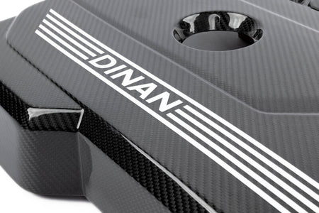 Dinan 19-26 BMW B58D (G01/G02/G20/G22/G23/G26/G42) Gloss Carbon Fiber Engine Cover w/Matte Accents
