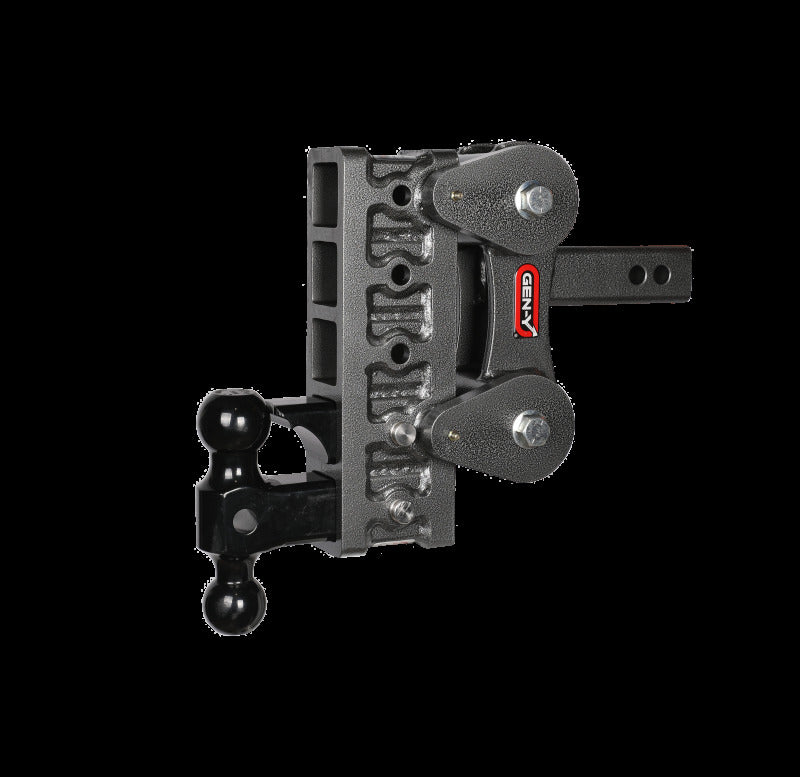 Gen-Y The Boss Torsion-Flex 2in Shank 7.5in Drop 10K Hitch w/GH-031 Dual-Ball/GH-032 Pintle Lock