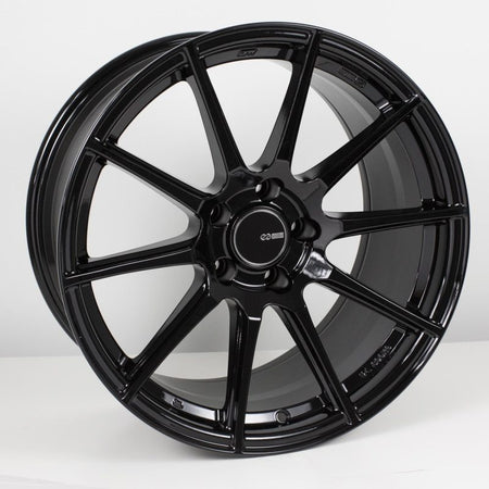 Enkei TS10 18x8.5 5x112 45mm Offset 72.6mm Bore Black Wheel