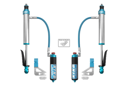King Shocks 2022+ Toyota Tundra Rear 2.5 Dia Remote Reservoir Coilover & Adjuster (Pair)