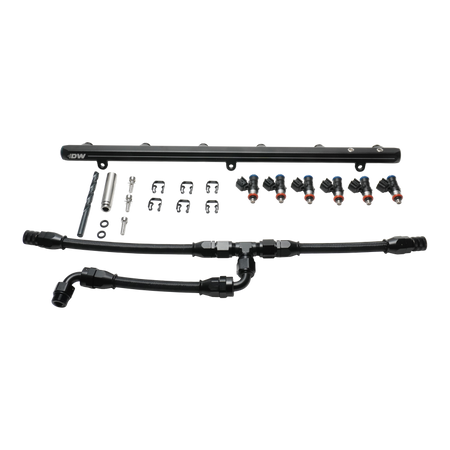 DeatschWerks Fuel Rail for BMW M2/M3/M4/X3M S58 Factory Manifold w/ Plumbing and 1000cc Injectors