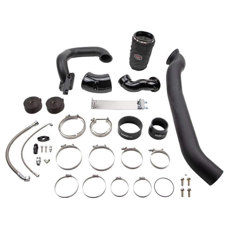 Wehrli 03-07 Cummins 5.9L Twin Turbo Kit S400/Stock - Sparkle Granny Smith