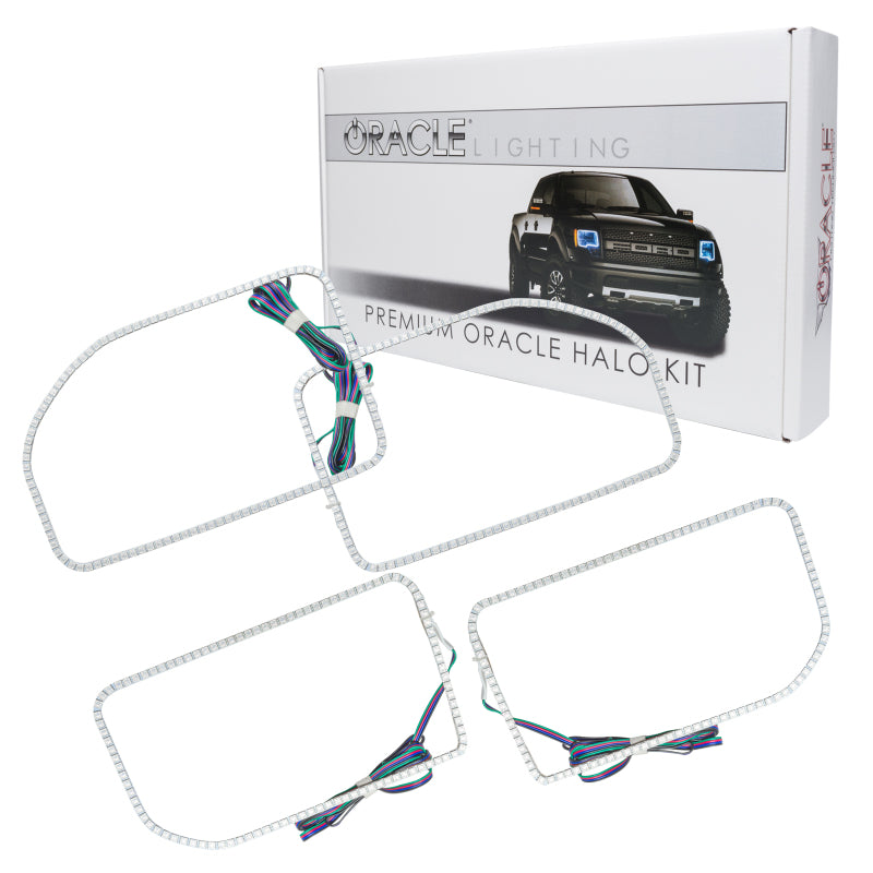 Oracle Ford F250/350 11-16 Halo Kit (Square Ring Design) - w/ Simple Controller