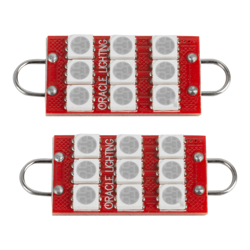 Oracle 44MM 6 LED 3 Chip - Loop Festoon Bulbs (Pair) - Purple - UV/Purple