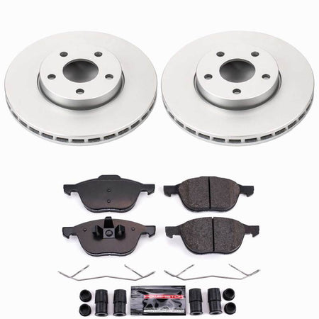 Power Stop 13-18 Ford C-Max Front Z23 Coated Brake Kit