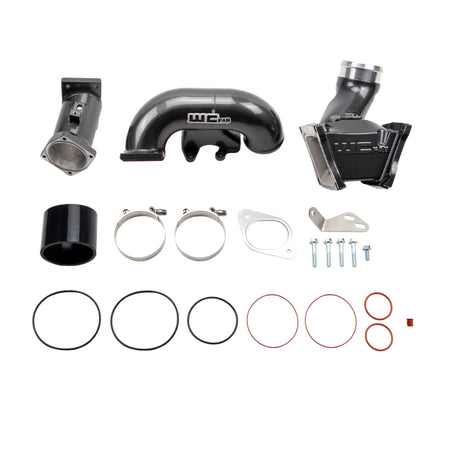 Wehrli 07.5-10 GM Duramax LMM 3in Y-Bridge Kit - Bengal Silver