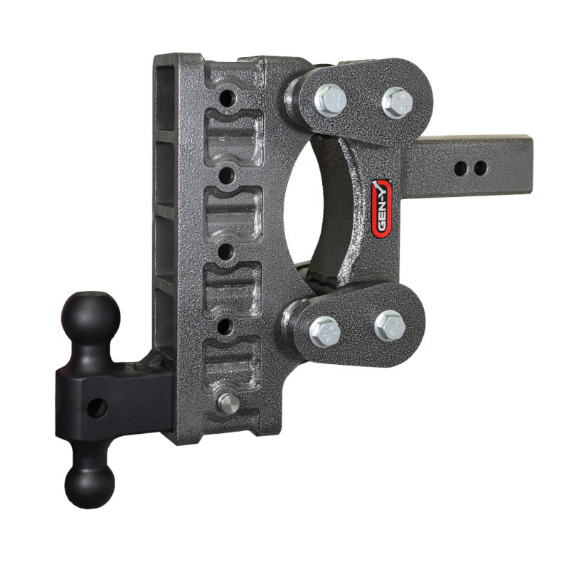 Gen-Y The Boss Torsion-Flex 2.5in Shank 9in Drop 2.4K TW 21K Hitch w/GH-061 Dual-Ball