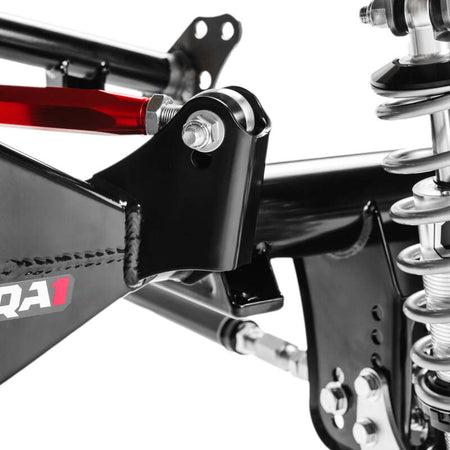 QA1 68-72 GM X-Body Double Adjustable Rear Four Link Kit w/ Narrowed 9in Housing