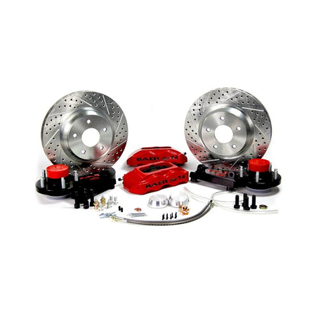 Baer Brakes 64-72 Buick Skylark STD Studs 13in Track4 Front SDZ Brake Kit - Hugger Orange