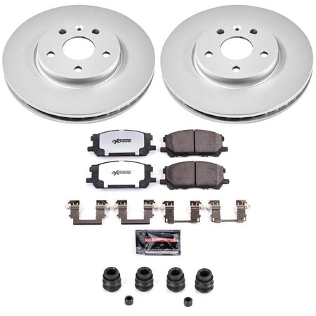 Power Stop 04-06 Lexus RX330 Front Z36 Coated Truck & Tow Brake Kit