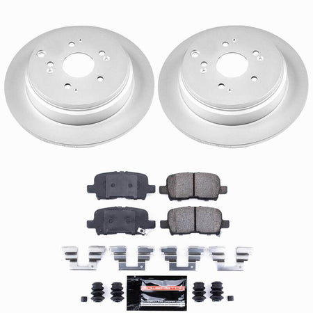 Power Stop 02-04 Honda Odyssey Rear Z23 Coated Brake Kit