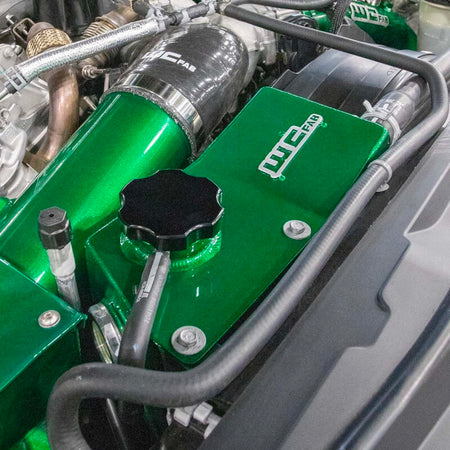 Wehrli 17-25 Ford Power Stroke 6.7L Secondary Coolant Tank - Kiwi Green