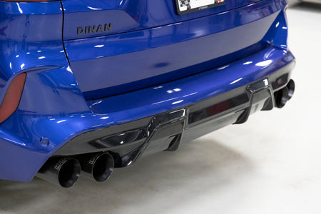 Dinan 20-26 BMW X5 M/X6 M (F95/F96) Valved Axleback Exhaust System - Black Tips