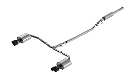 Borla 21-23 Hyundai Sonata N Line 2.5L i4 AT FWD 4DR 2.00in 2.75in S-Type Exhaust - Black Chrome