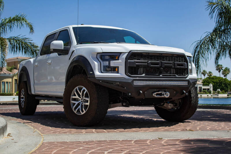Addictive Desert Designs 17-18 Ford F-150 Raptor Stealth Fighter Front Bumper w/ Winch Mount