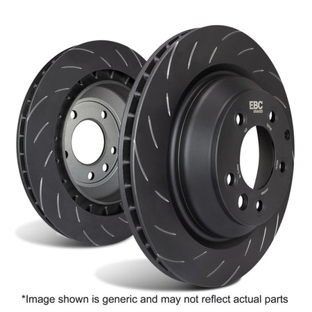 EBC Racing 2016+ Dodge Charger SRT Hellcat 6.2 Supercharged SG Series One Piece Rear Rotor Set