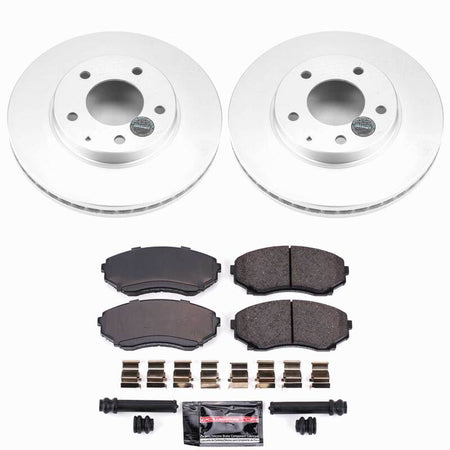 Power Stop 00-06 Mazda MPV Front Z23 Coated Brake Kit