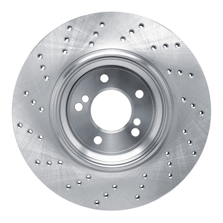DFC 08-13 BMW M3 Right Rear Drilled Brake Rotor