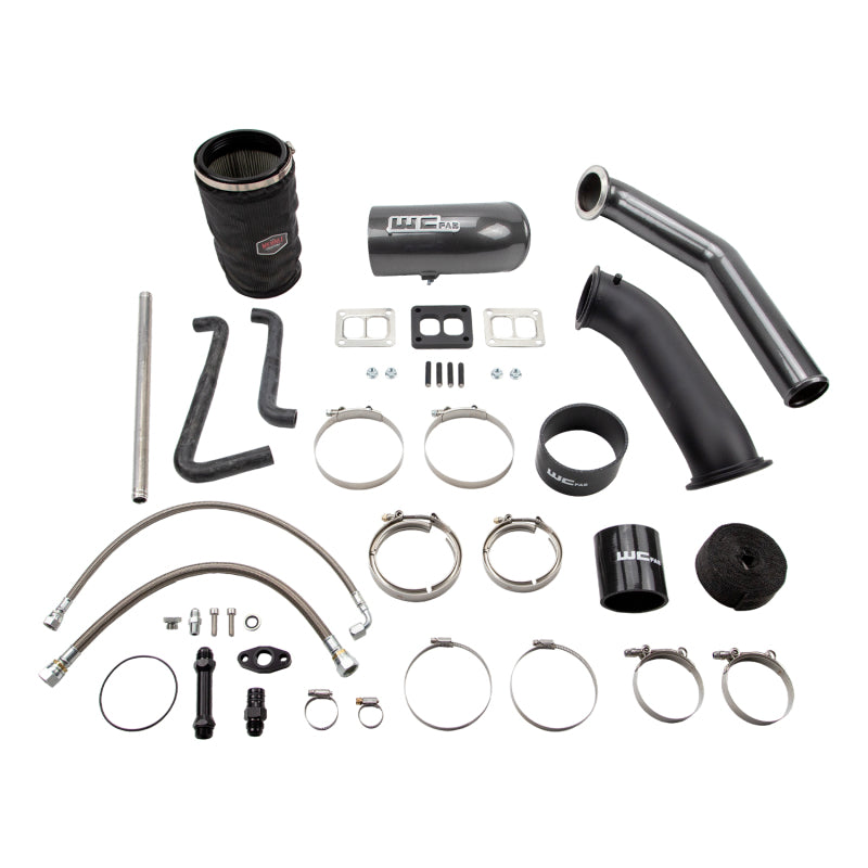 Wehrli 04.5-07 Cummins 5.9L S400 High Mount Turbo 2nd Gen Swap Kit - Chevy Orange