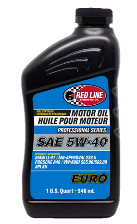 Red Line Pro-Series Euro 5W40 Motor Oil - Quart