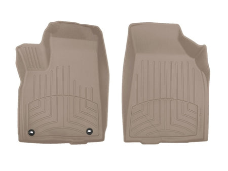 WeatherTech 14-19 Toyota Highlander Front FloorLiner HP - Tan