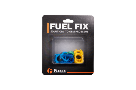 Fleece Performance Universal 11-26 Ford Powerstroke 6.7L Fuel Line Retaining Clips - 6 Pack