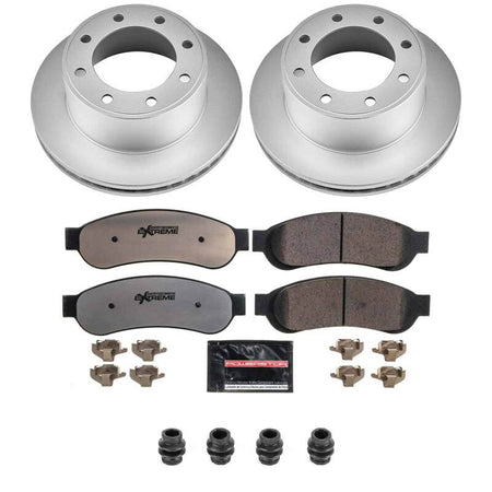 Power Stop 07-10 Ford F-250 Super Duty Rear Z36 Coated Truck & Tow Brake Kit