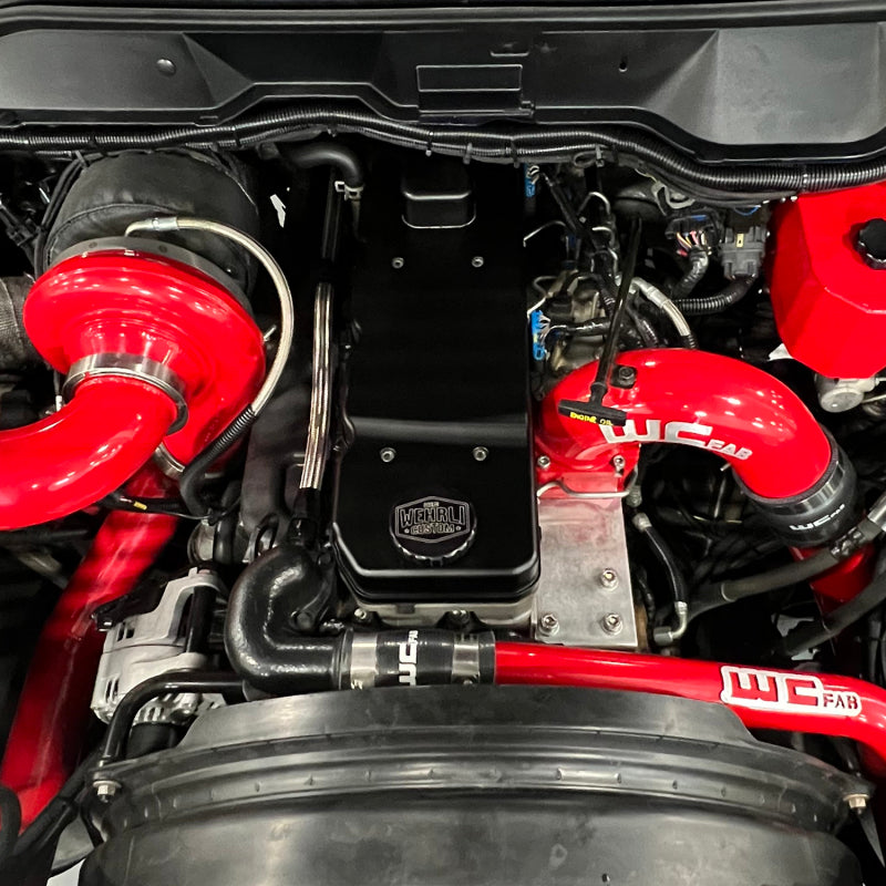 Wehrli 06-18 Cummins 5.9L/6.7L WCFab X D&J Precision Billet Valve Cover - Gun Metal