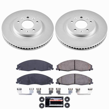 Power Stop 03-07 Cadillac CTS Front Z23 Coated Brake Kit