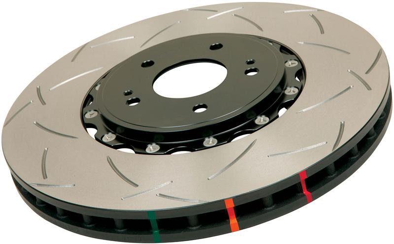 DBA 05-11 Lotus Elise Front 5000 Series Slotted Rotor w/Black Hat