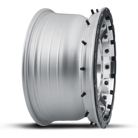 Icon Hammer Pro 17x8.5 / 5x5 / -6mm / 4.5in BS - Silver Machined