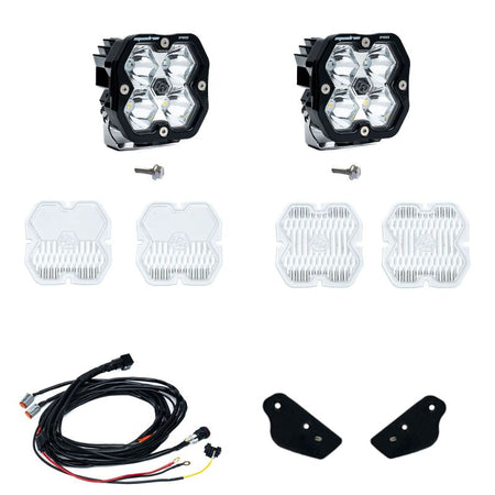 Baja Designs 21-25 Ford Bronco (Incl. 22-25 Raptor) Squadron Pro 2.0 A-Pillar Kit Tgl (Spot) - Clear