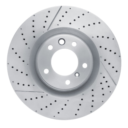 DFC 13-18 Mercedes-Benz G63 AMG Front Drilled and Slotted Brake Rotor