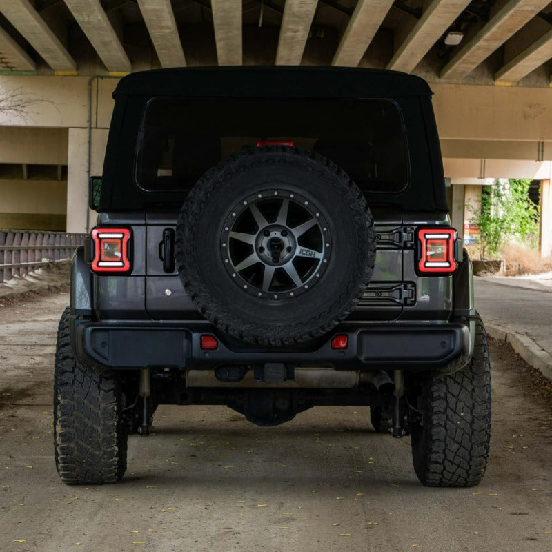 Form Lighting 2018-2023 Jeep Wrangler LED Tail Lights Smoke (Pair)