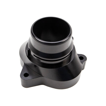Wehrli 11-25 Ford Power Stroke 6.7L Billet Aluminum Thermostat Housing - Black Anodized