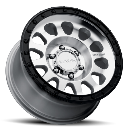 Method MR315 17x8.5 0mm Offset 5x5 BP 71.50mm CB Machined Wheel - Gloss Black Lip