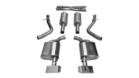 Corsa 2015-2016 Dodge Challenger 5.7L V8  Polished Xtreme Cat-Back