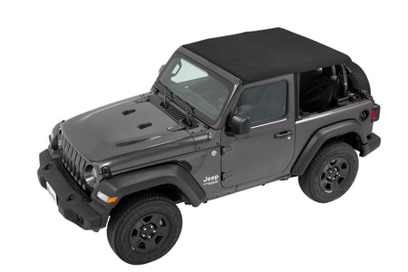Bestop 18-26 Jeep Wrangler JL 2-Door Trektop (Premium Black Twill)