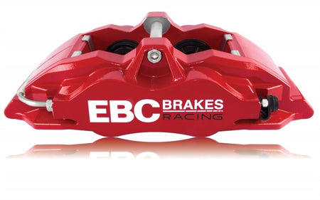 EBC Racing 05-11 Ford Focus ST (Mk2) Front Left Apollo-4 Red Caliper