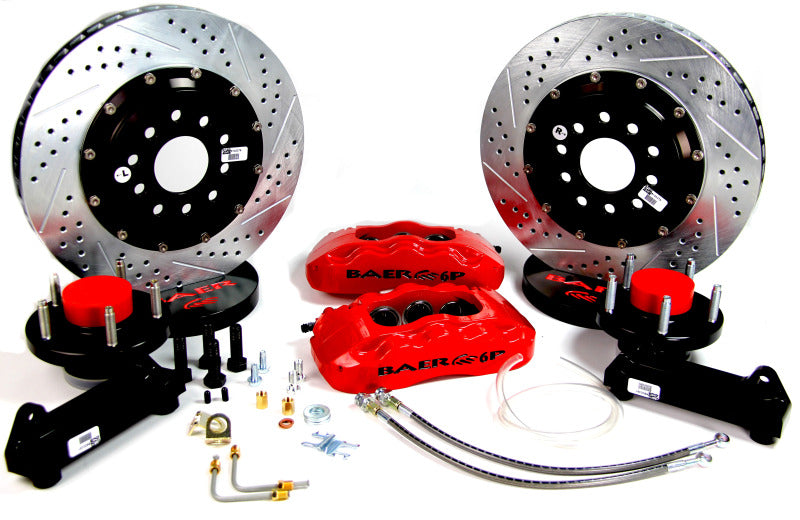 Baer Brakes 58-68 Chevrolet Biscayne STD Studs 14in Pro+ Front SDZ Brake Kit - Black