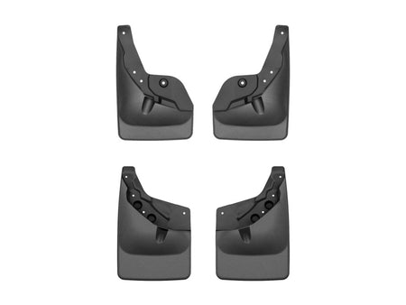 WeatherTech 24-25 Toyota Tacoma w/o Fender Flares Front & Rear No Drill MudFlaps - Black