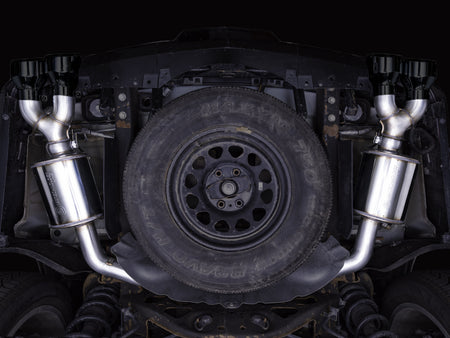 AWE Tuning 2021+ Cadillac Escalade 6.2L 0FG Dual Exit Exhaust System w/ 5in Diamond Blk Tips