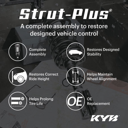 KYB 14-18 Toyota Corolla / 2019 Corolla L/ LE/XLE/XSE L4 1.8L Strut-Plus Assembly - Rear Right