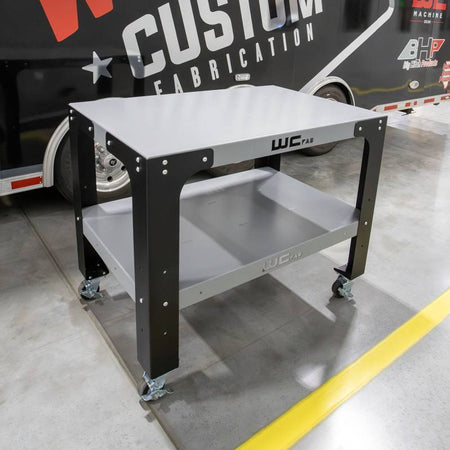 Wehrli Modular Steel Work Bench Top/Shelf Kit - 32in x 48in x .120in Thick (Raw Steel)