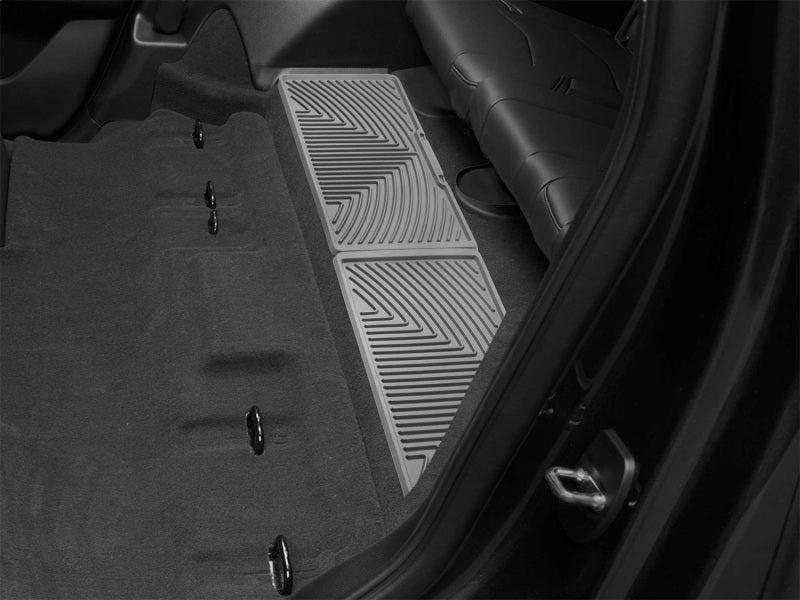 WeatherTech 15-20 Chevrolet Tahoe Rear Rubber Mats - Grey