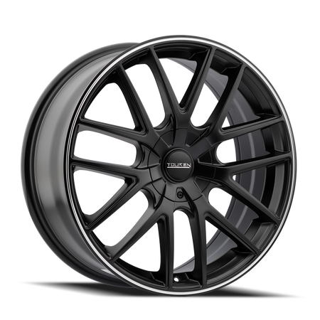 Touren 3260 TR60 16x7 / 5x100/114.3 BP / 42mm Offset / 72.62mm Hub Matte Black Machined Wheel