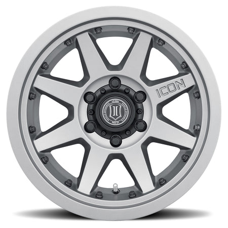 ICON Rebound Pro 17x8.5 / 5x5.5 / 0mm / 4.75in BS Titanium Wheel